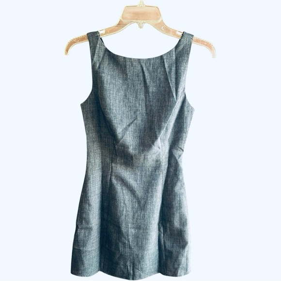 RIHOAS boat neck sleeveless grayish blue mini dress Sz XS - Picture 1 of 6